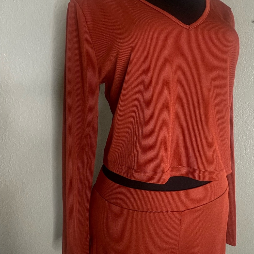 Rust Red Two-Piece Set - Picture 4 of 5